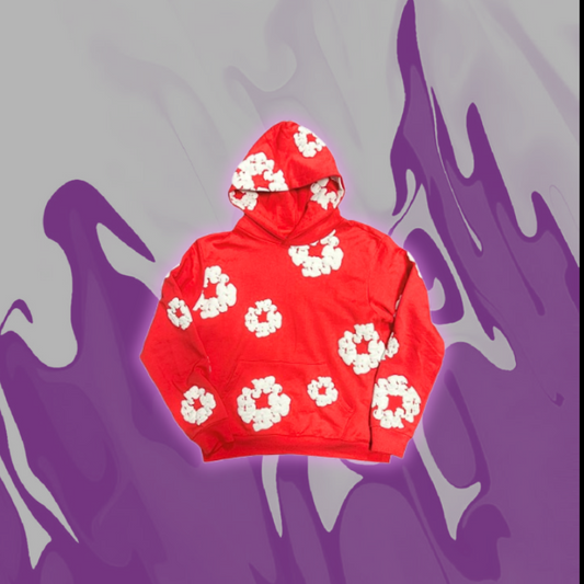 Denim Tears Red Hoodie