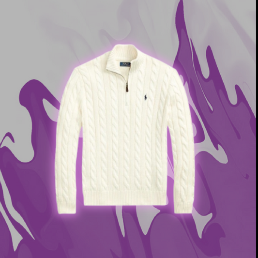 Polo Ralph Lauren Cable-Knit Cotton Quarter-Zip