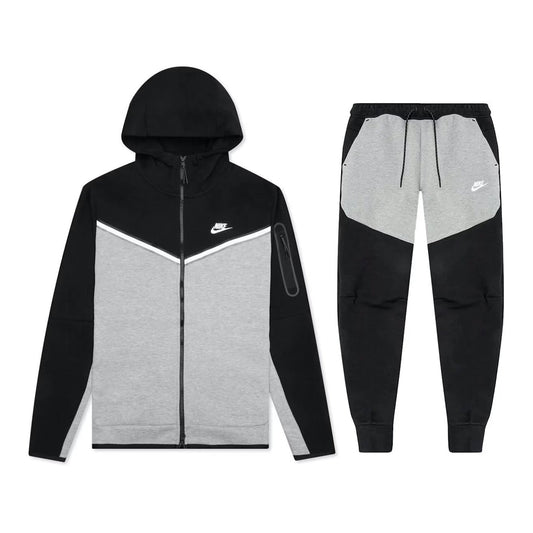 Black & Grey Nike Tech Fleece