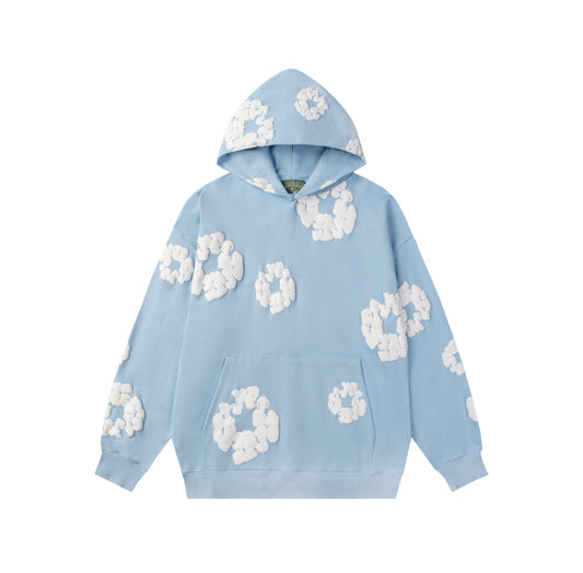 Denim Tears Light Blue Hoodie