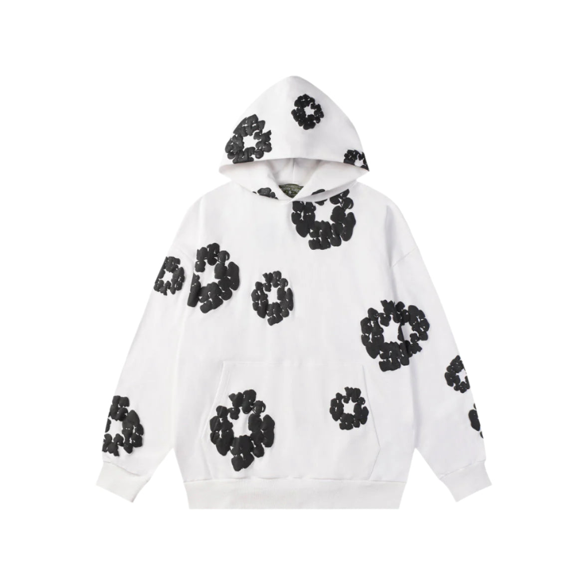 Denim Tears White & Black Hoodie