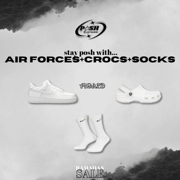 PoshKickz Combo Deal (ALL WHITE)