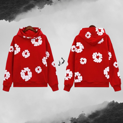 Denim Tears Red Hoodie