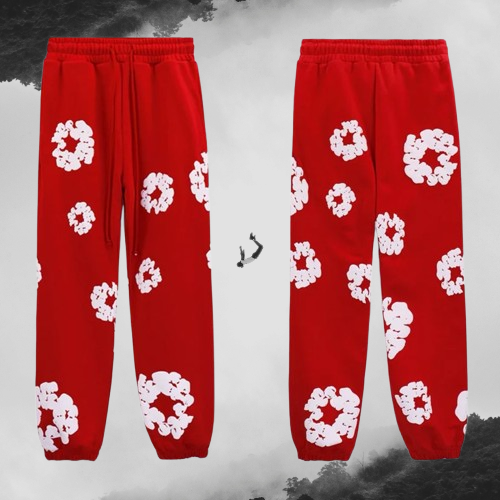 Denim Tears Red Sweatpants