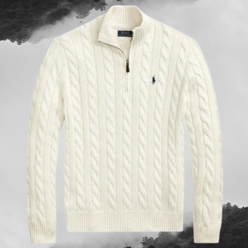 Polo Ralph Lauren Cable-Knit Cotton Quarter-Zip